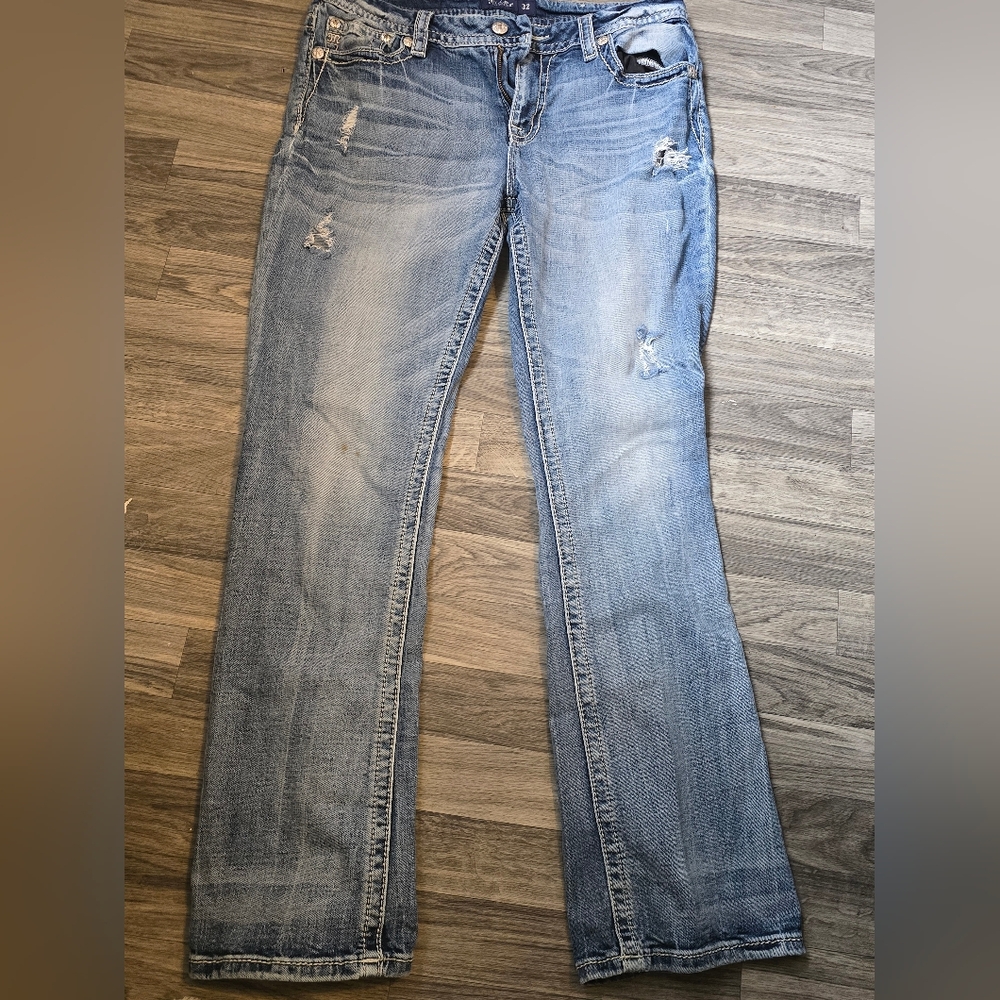 Women's Boot Cut Jeans in Light Blue